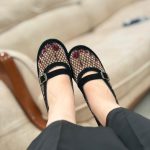 پاپوش زنبوری جلوبسته کمردار