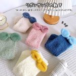 جوراب حوله ای پشت پاپیون دار مارکدار