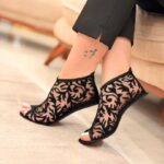 پاپوش زیپدار طرح شاخ