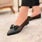 کفش ترکیب تور و چرم(۵)